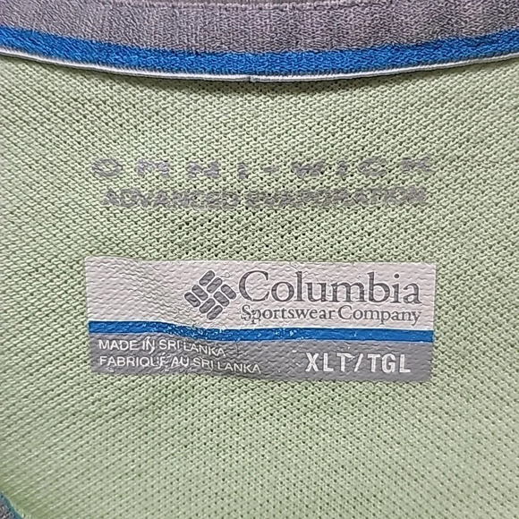 Columbia Mens Polo Sz XLT - Picture 6 of 10